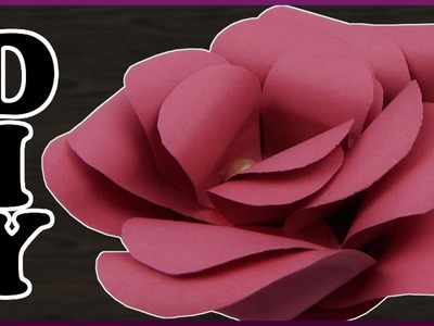 DIY | Blume. Rose aus Papier basteln | Muttertag | Paper rose. flower | crafting with paper
