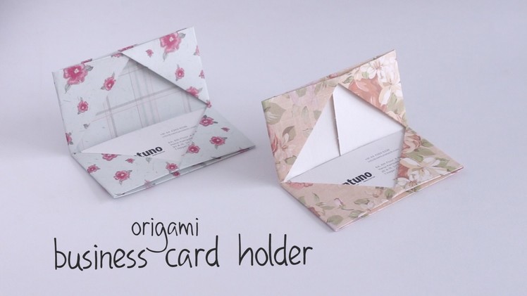 DIY: Business Card Holder