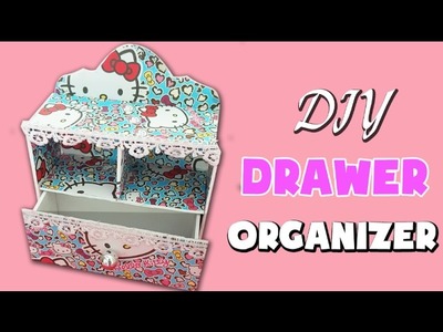 DIY Hello Kitty Drawer Organizer!