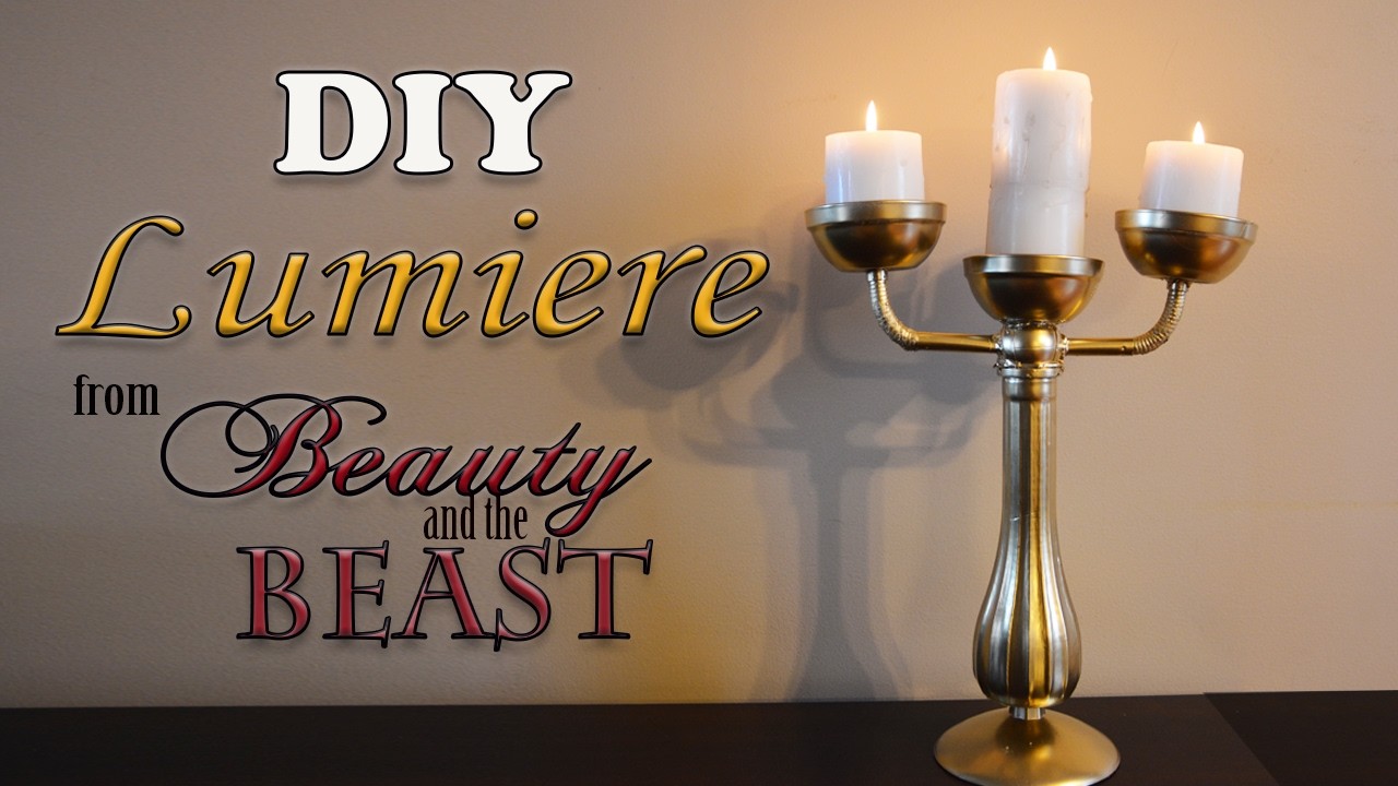 DIY Life-Like Lumiere: From Beauty and the Beast