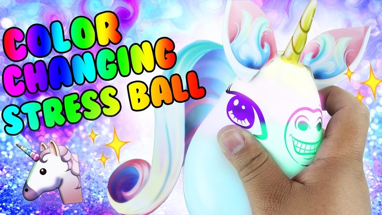 DIY | Light Up Unicorn Stress Ball - HOW TO MAKE A LIGHT UP STRESS BALL!!!