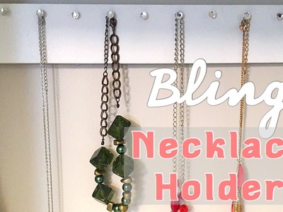 DIY Necklace Holder - Build My Boutique Closet Ep4