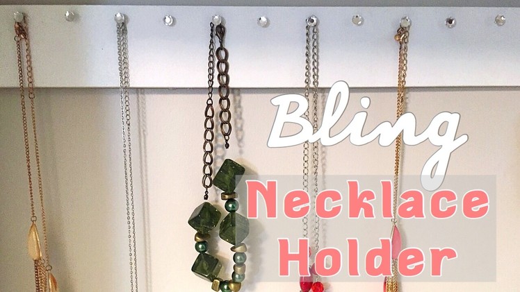 DIY Necklace Holder - Build My Boutique Closet Ep4