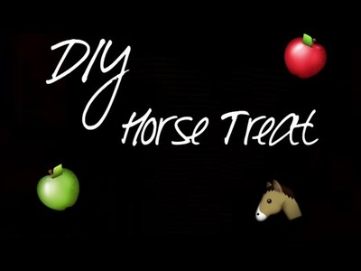 DIY no-cook horse treats
