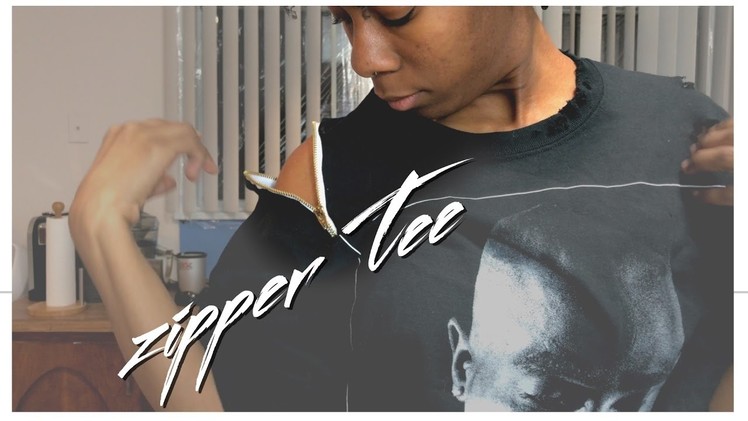 How to Add a Zipper to a Tee Shirt