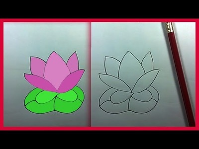How to Draw a Lotus Flower Step by Step