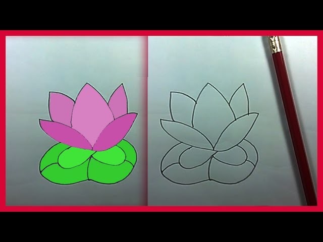 How to Draw a Lotus Flower Step by Step