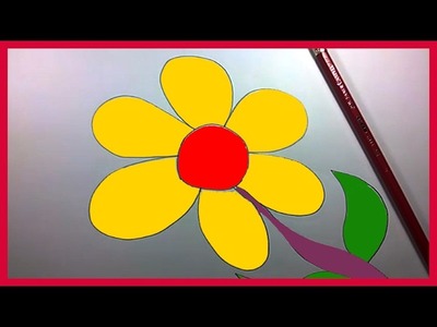 How to Draw a Simple Flower Step by Step