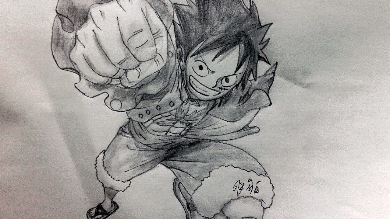 One Piece One Piece Drawing Luffy