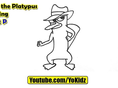 How to draw Perry the Platypus - Agent P