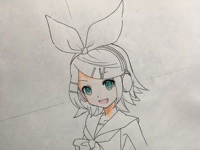 How to draw  Rin Kagamine (Vocaloid)