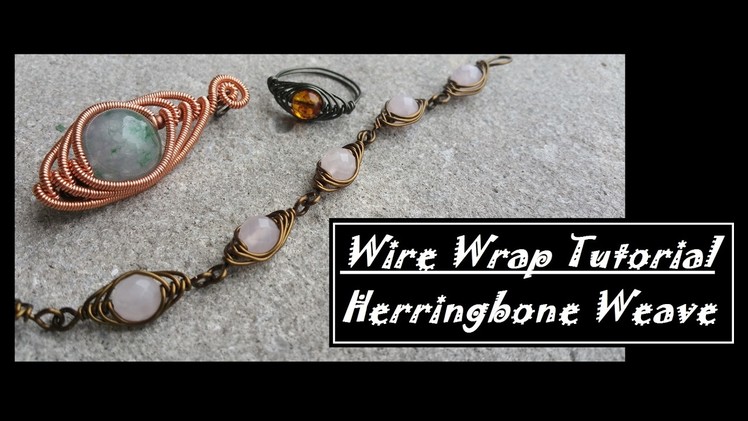 How to herringbone Wire Wrap