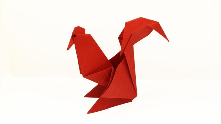 How to make a paper Rooster?