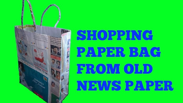 ## How To Make || DIY || Shoping || Paper || Bag ##