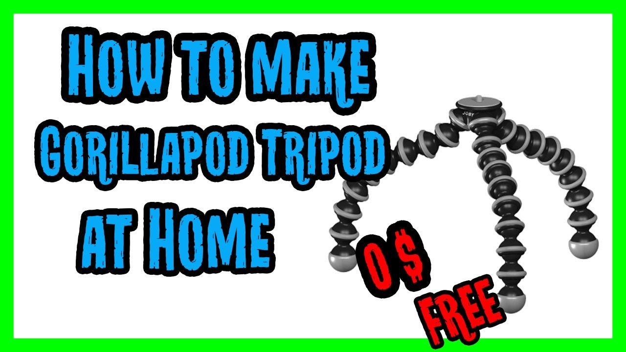 How to Make DIY Tripod Stand at Home, How to Make a Gorillapod Tripod