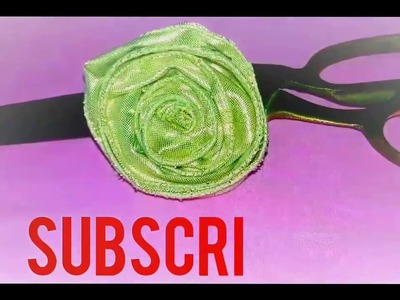 How to make fabric flower.