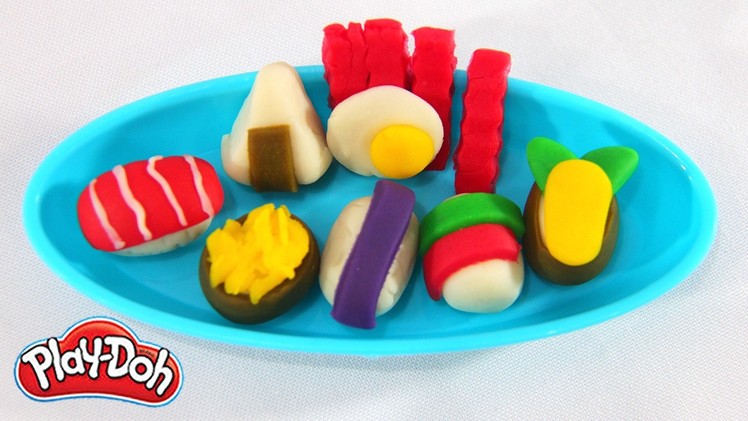 How To Make Mini Sushi and Bento Set | Playdoh DIY Video | Education Toys | Happy Clay Channel