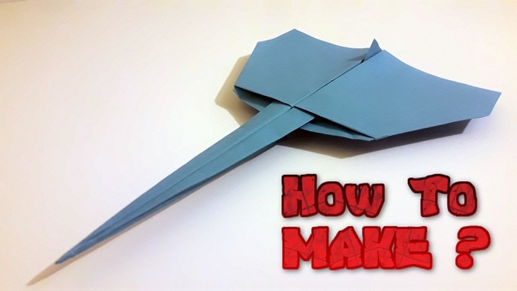 How to make paper plane - Jet Fighter (NEW)