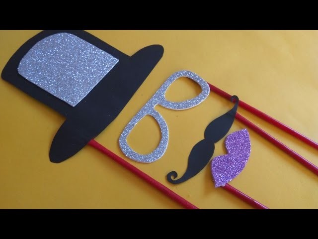 How to make Party Props at home | DIY Photobooth Props idea