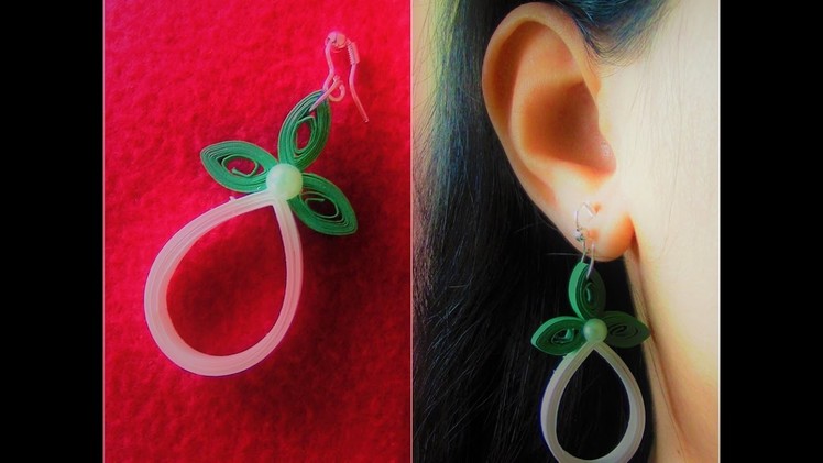 How To Make Quilling Earring Tutorial.Design 39