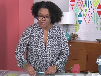 Learn how to design a quilt with half-rectangle shapes on Fresh Quilting with Latifah Saafir (110-1)