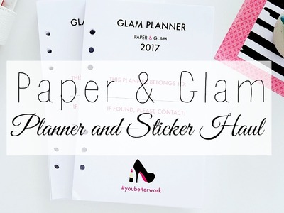 Paper & Glam Planner Haul+Stickers!