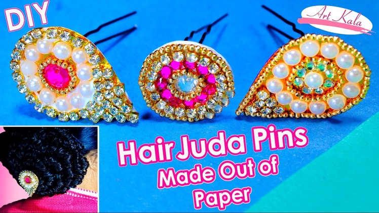 Paper juda pin.hair pins | Made up of paper | hair accessories | Artkala 105