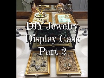 Part 2 DIY Dollar Tree Jewelry Display Case how-to