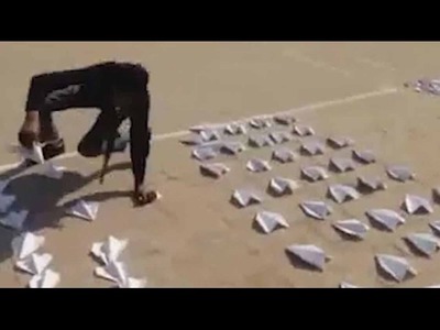 School children set world record; fly 7730 paper planes in 1 minute
