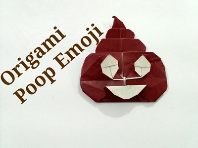 Tutorial: How to fold an Origami Poop emoji