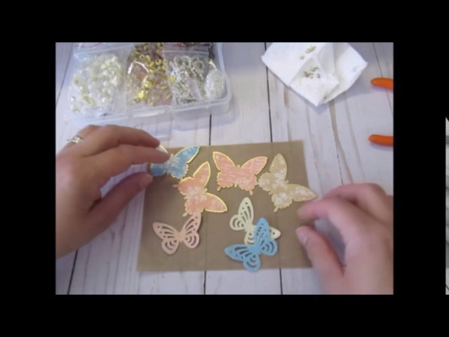 "Use It or Loose" Episode 1: (part 1) Layered Butterflies and Paper and Tulle Bows