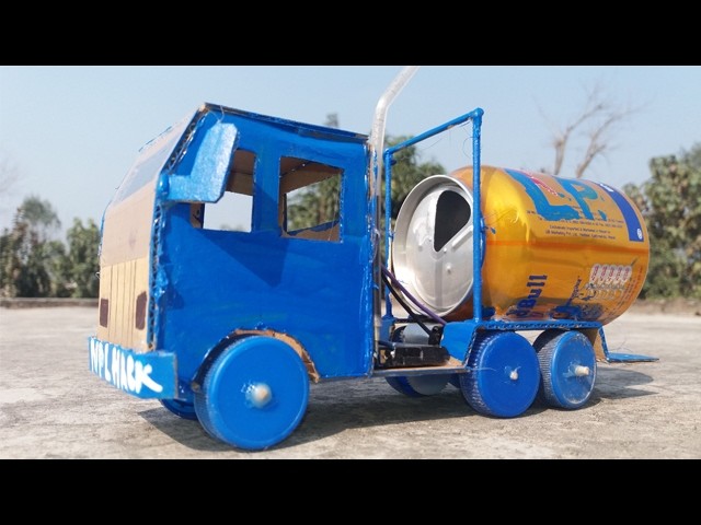 Wow! Amazing  fuel gas tanker~Truck Container~DIY at Home Easy Way