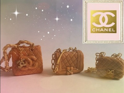 #20 Miniature Famous Brand Bag *3 Chanel- Tutorial Miniatura de Bolsa Chanel