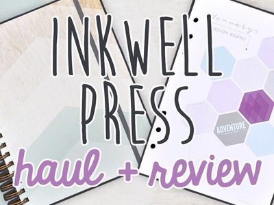 2016 INKWELL PRESS HAUL + REVIEW!!! (BOUND, A5 & MORE!)