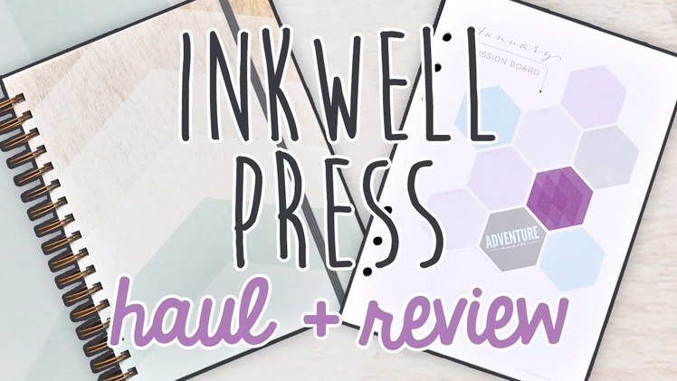 2016 INKWELL PRESS HAUL + REVIEW!!! (BOUND, A5 & MORE!)