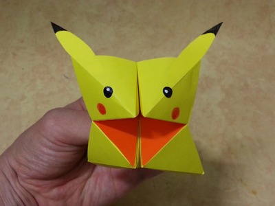 625 포켓몬 GO (피카츄 동서남북)  Pikachu 색종이접기  Origami 종이접기 Pokemon Go  摺紙 折纸 оригами 折り紙  اوريغامي