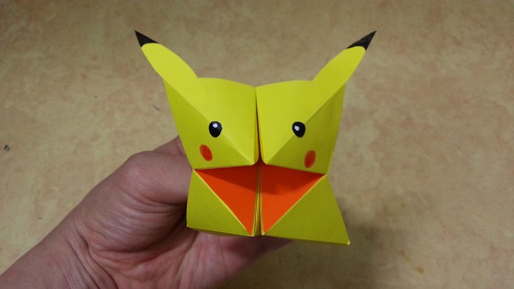 625 포켓몬 GO (피카츄 동서남북)  Pikachu 색종이접기  Origami 종이접기 Pokemon Go  摺紙 折纸 оригами 折り紙  اوريغامي