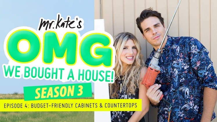 Budget-Friendly Cabinets & Countertops! | OMG We Bought A House!