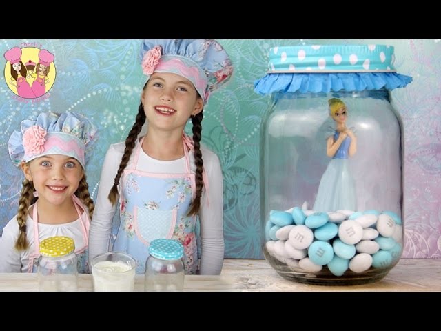 CINDERELLA PRINCESS BROWNIE JAR TREATS - inspired by the disney movie - kids how to baking