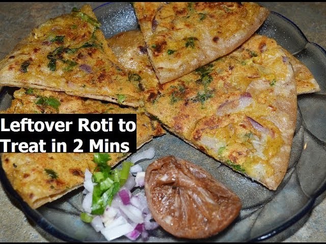 Convert Leftover Chapati, Roti to Delitious Treat in 5 Mins Smart recipe by Chawla's Kitchen