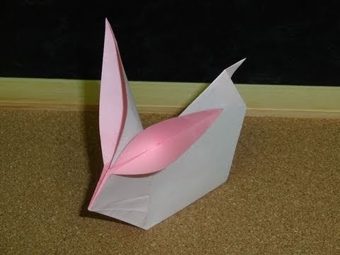 Daily Origami:  055 - Bunny Rabbit