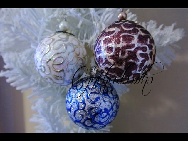 Day 7 of 10 Days of Christmas Ornaments with Cynthialoowho 2016