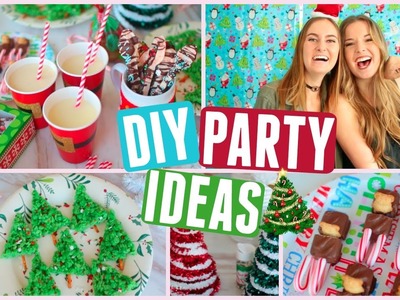 DIY Christmas Party! Holiday Treats, Decor & Outfit Ideas!