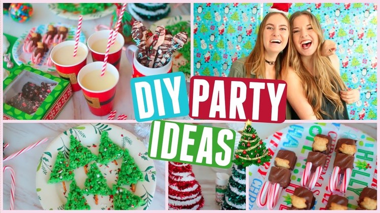 DIY Christmas Party! Holiday Treats, Decor & Outfit Ideas!