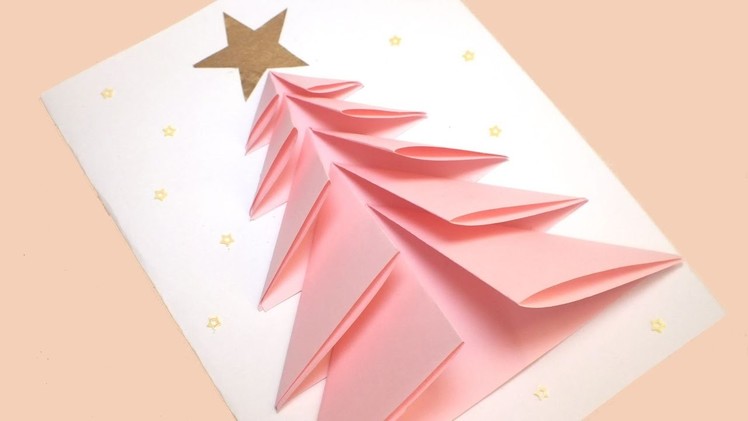 DIY CHRISTMAS TREE CARD - Greeting card