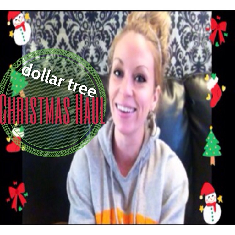 DOLLAR TREE HAUL • CHRISTMAS ORNAMENTS & CANDY CANE GARLAND!! fabbTV