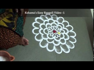 Easy Rangoli Designs by Kshama