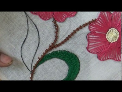 Embroidery Works - Buttonhole stitch