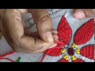 Embroidery Works - Buttonhole stitch (variation)