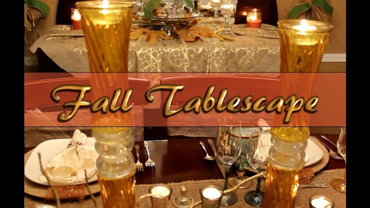 FALL TABLESCAPE    Simple and Elegant